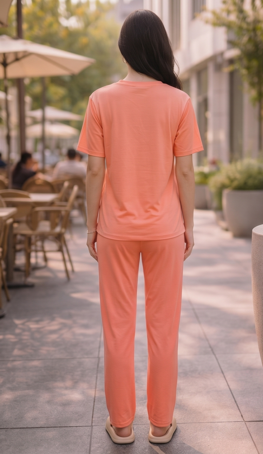 Peachy Pop Lounge Set – Peach