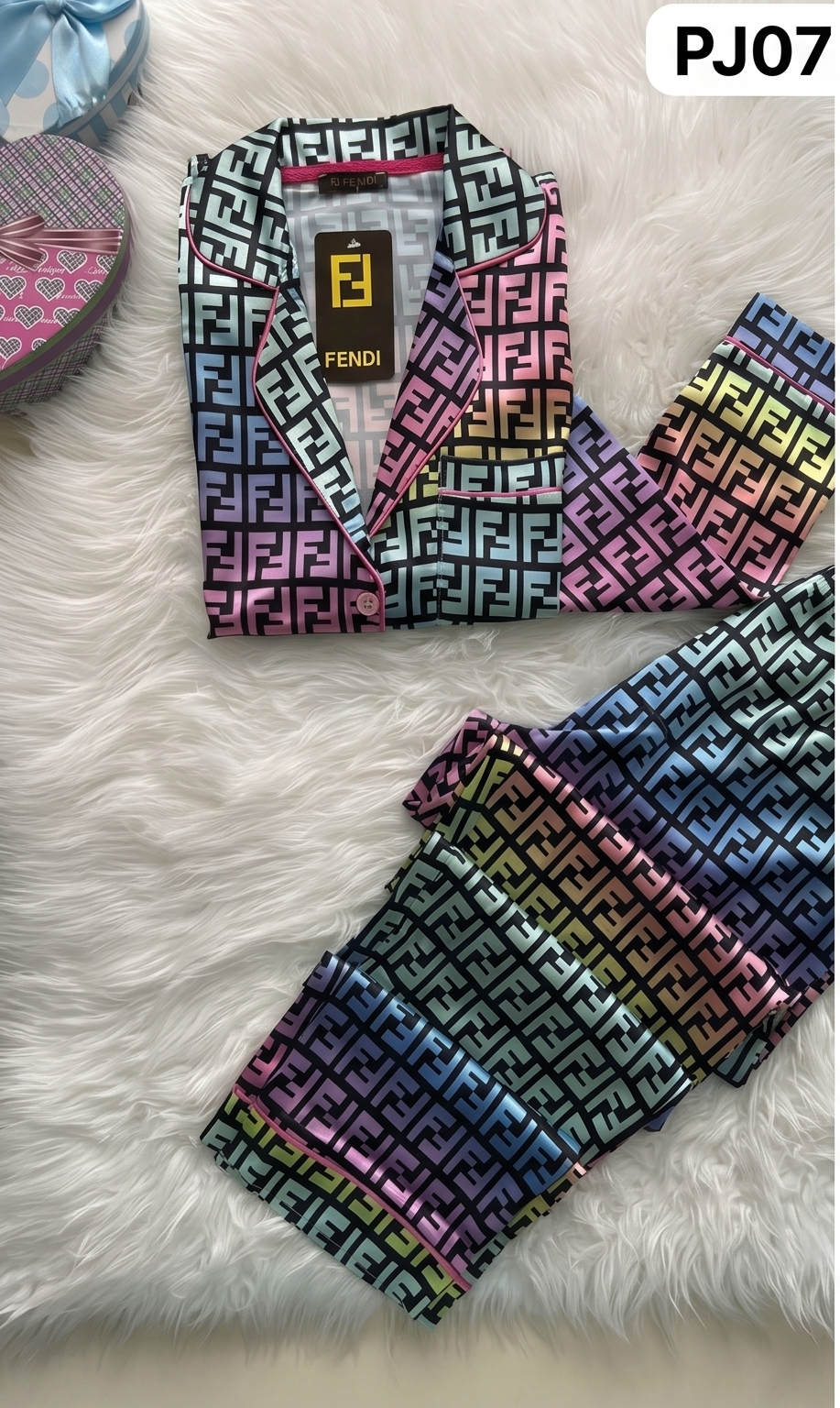 Monogram Luxe Pants - Multicolor