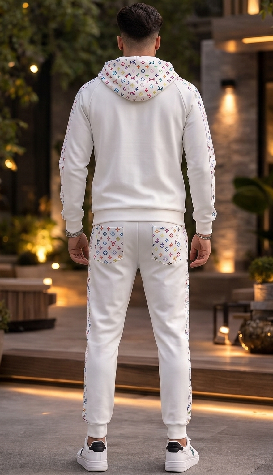 Arctic Zip Turkish Tracksuit – White