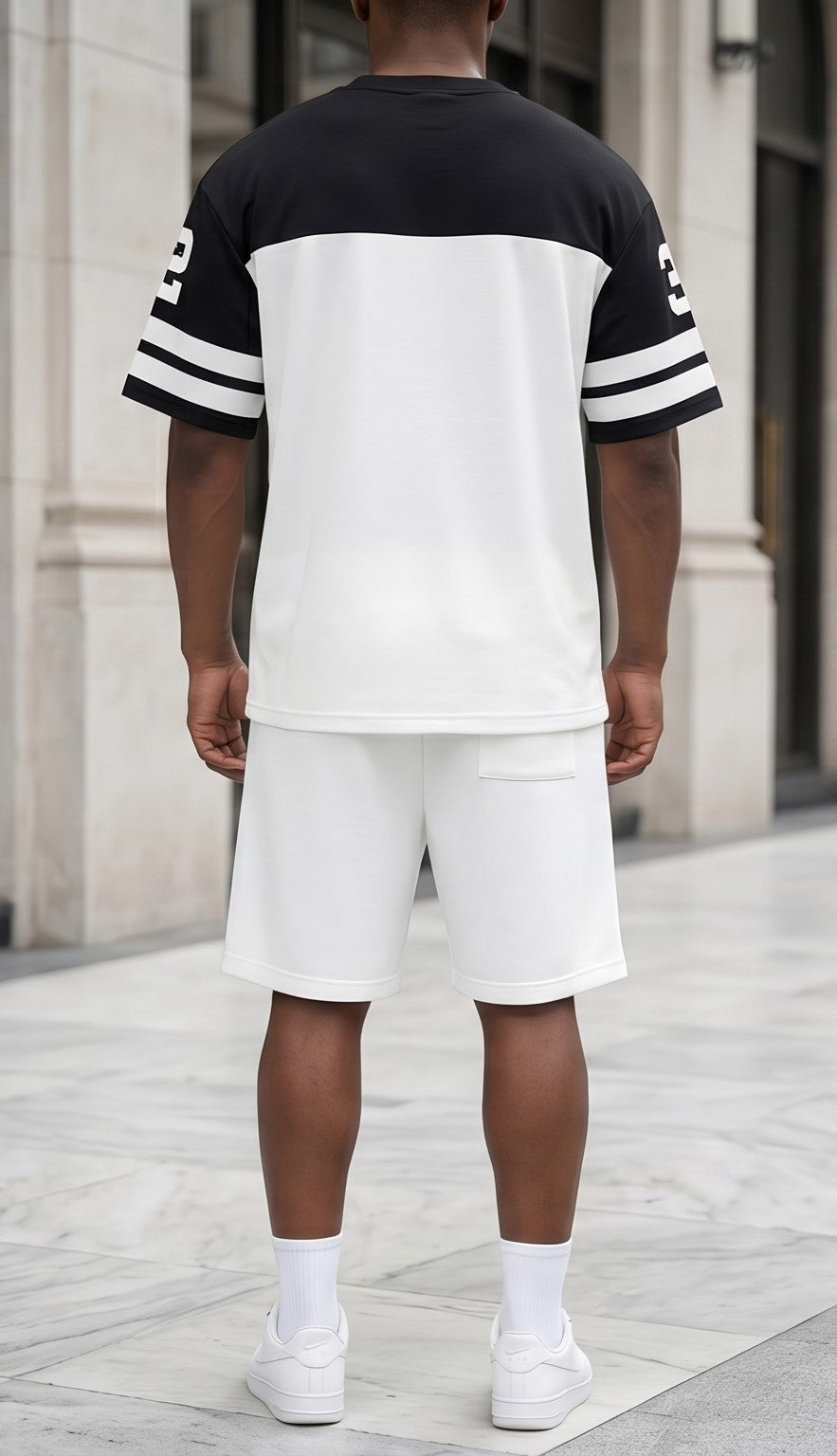 Chicago 32 Graphic Oversized T-Shirt & Shorts Co-Ord Set – Streetwear Edition