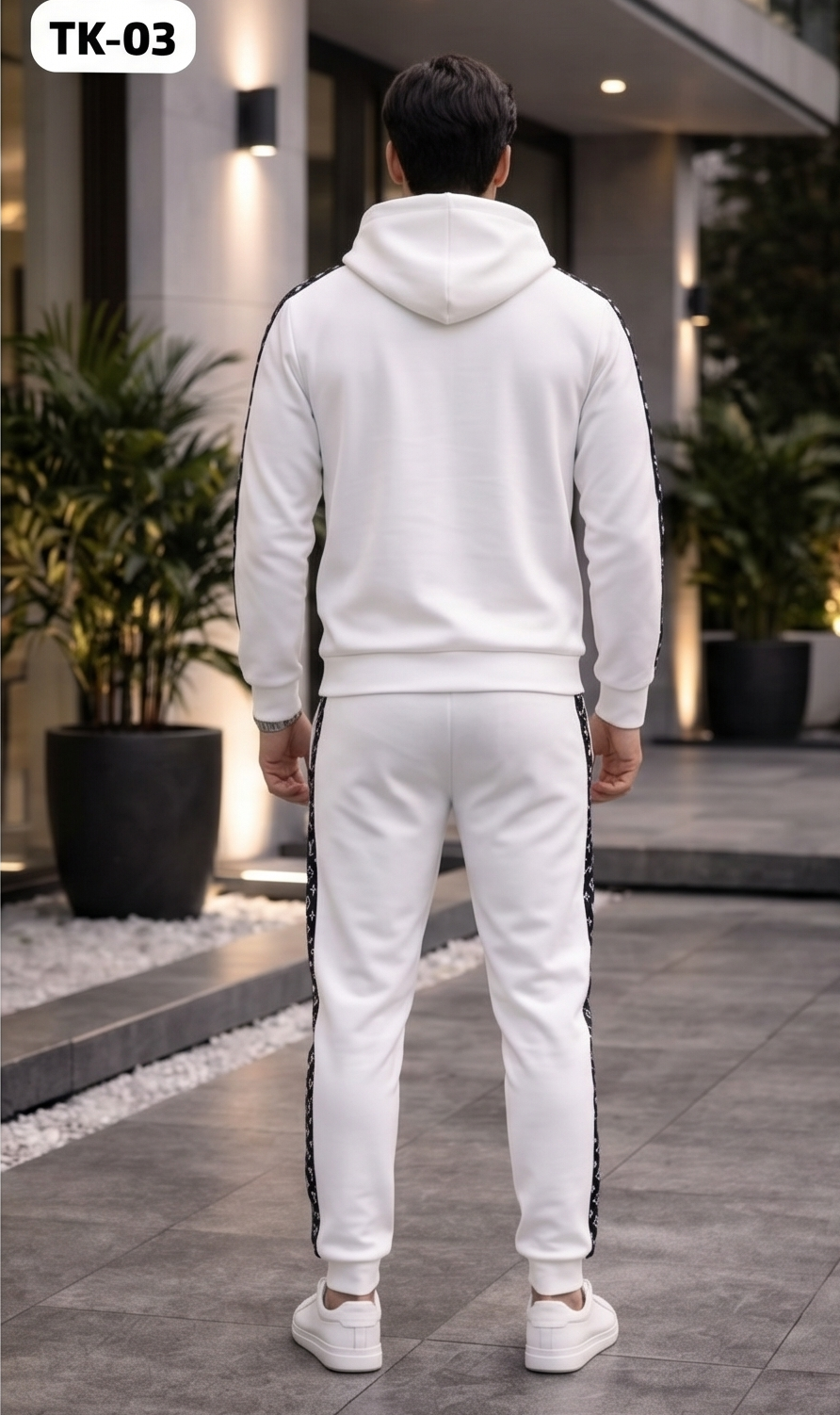 Pure White Core Turkish Tracksuit – White
