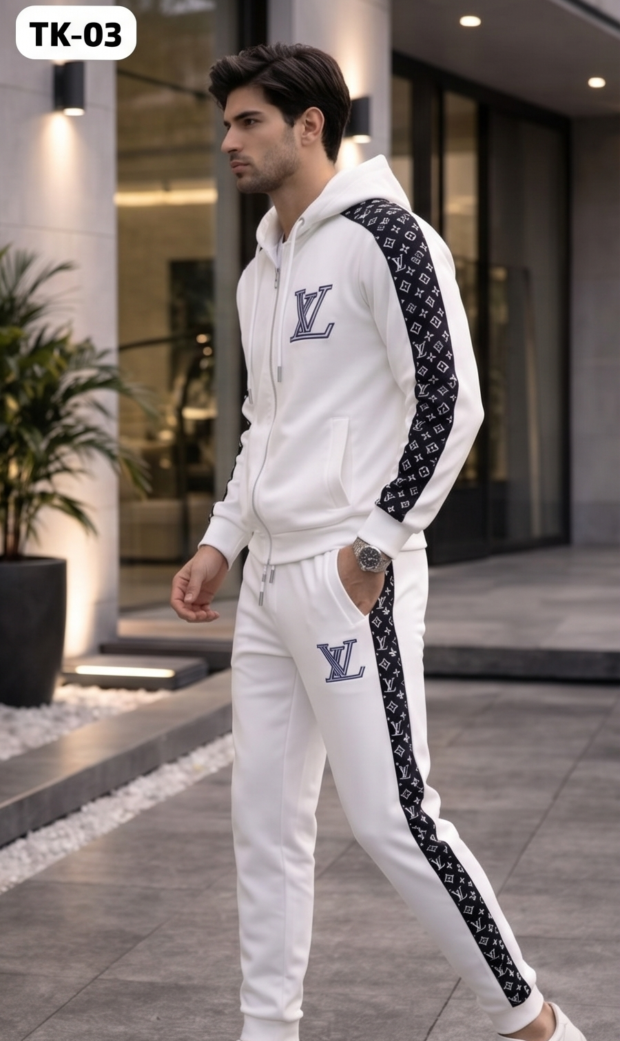 Pure White Core Turkish Tracksuit – White