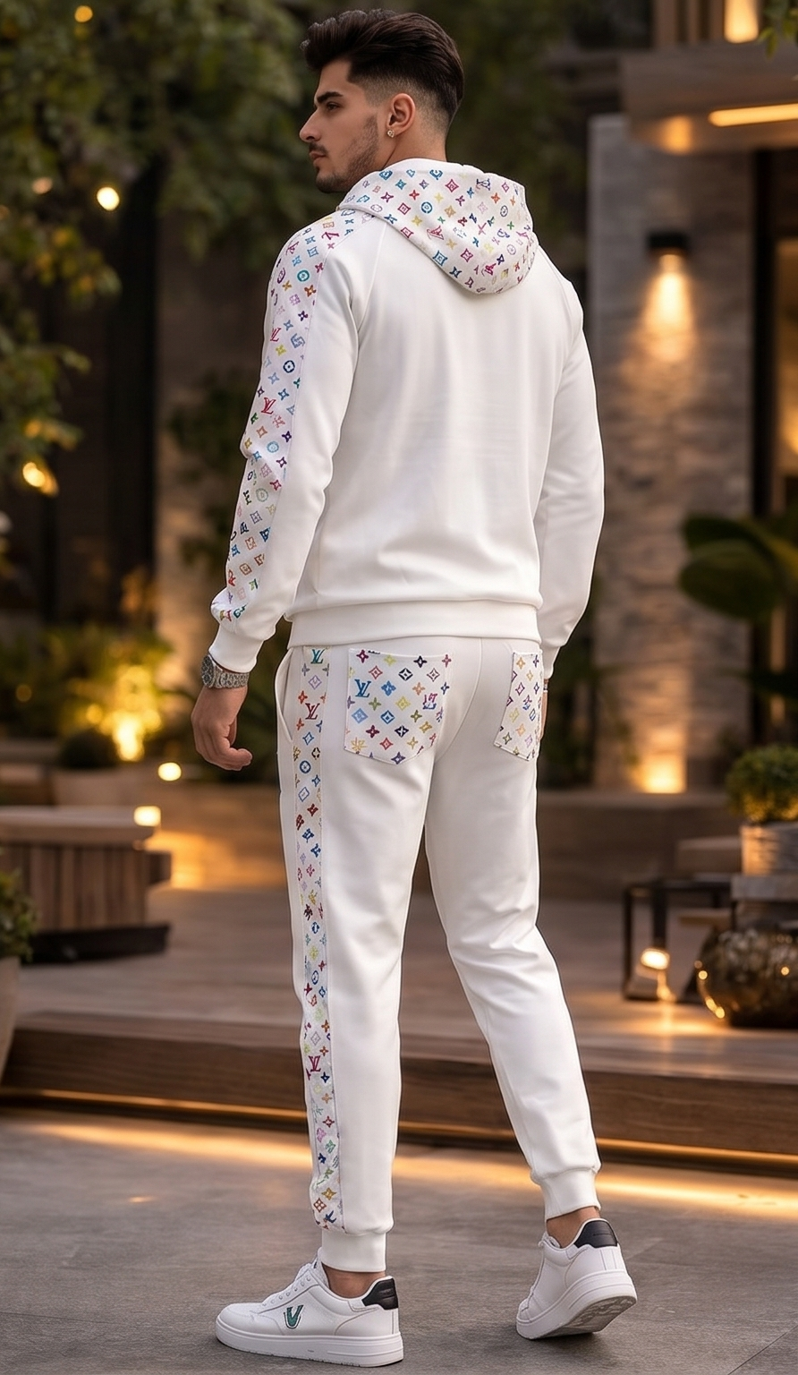 Arctic Zip Turkish Tracksuit – White