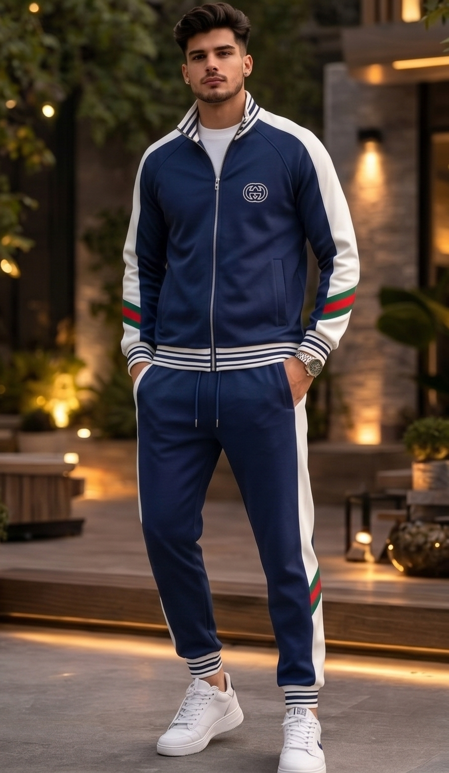 Azure Elite Turkish Tracksuit – Blue