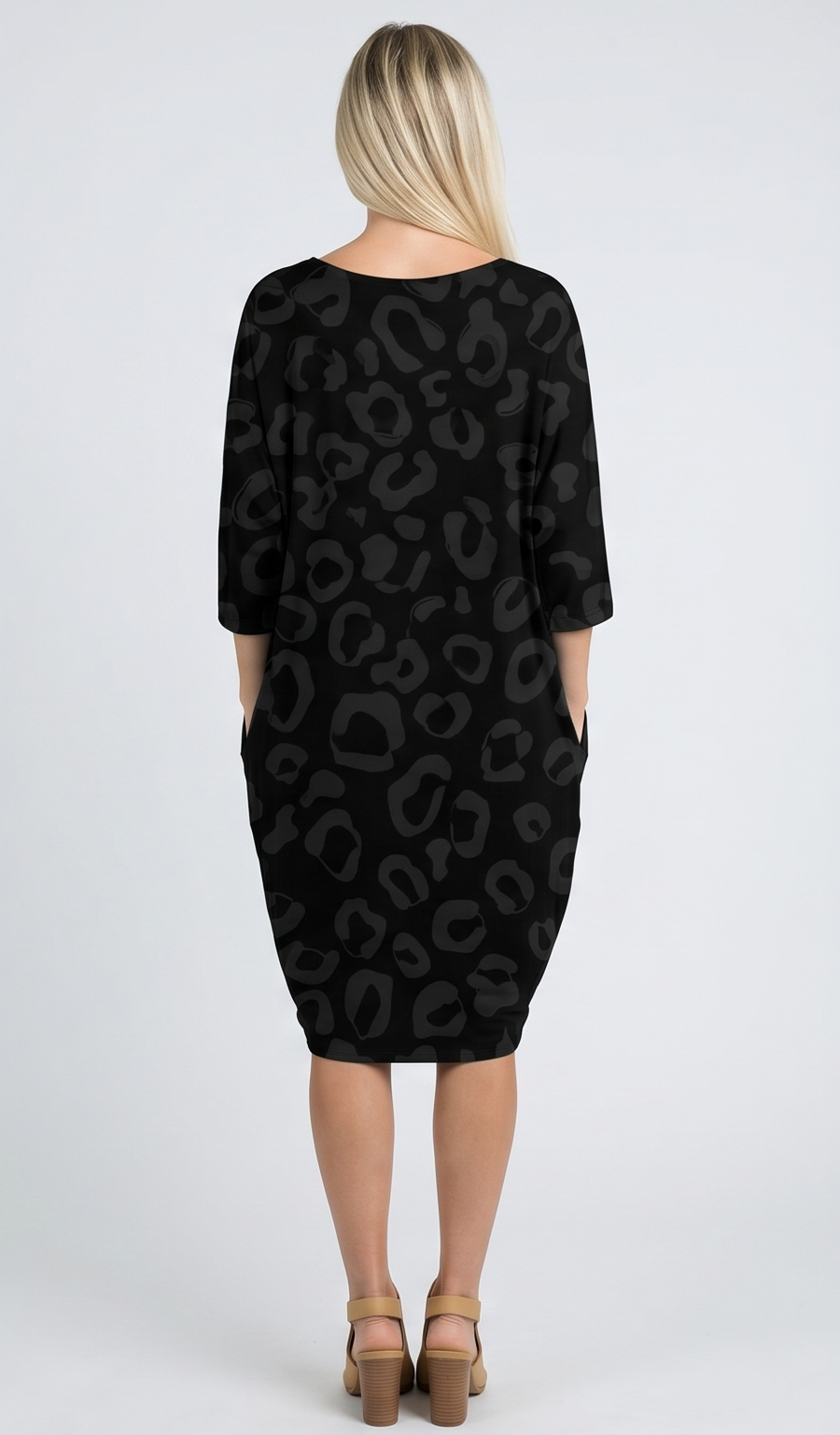 Wild Pop Graphic Lounge Dress – Cheetah Print Multi