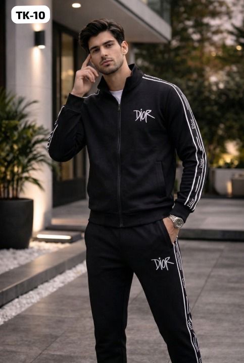 Obsidian Luxe Turkish Tracksuit – Black