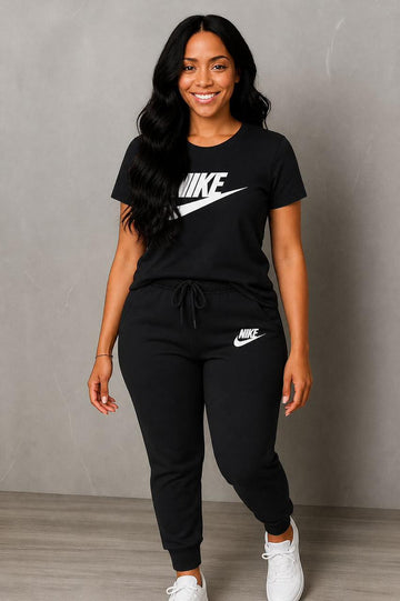 Elite Midnight Tracksuit Set – Black