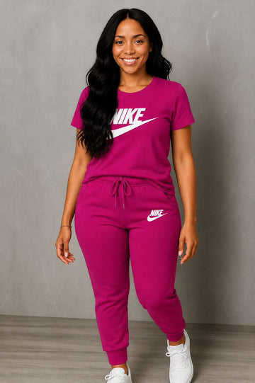 Elite Fuchsia Tracksuit Set – Light Purple